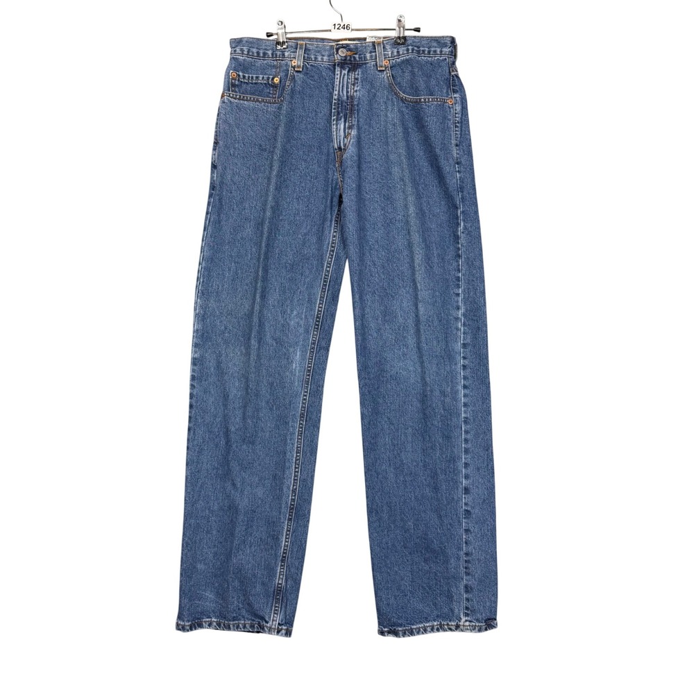 Levi's 569 Loose Straight Jeans Mens 33x34 Blue Denim Medium Wash 005694550